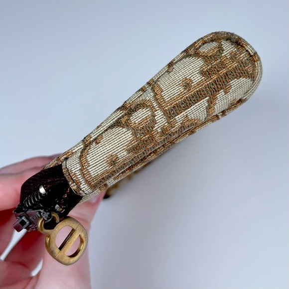 Dior Oblique Brown Canvas Bag Case - Picture 4 of 8